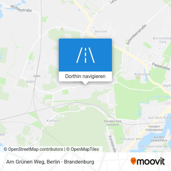 Am Grünen Weg Karte