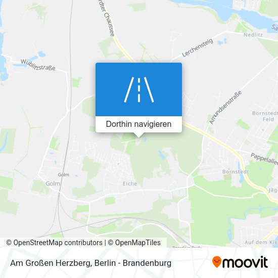 Am Großen Herzberg Karte