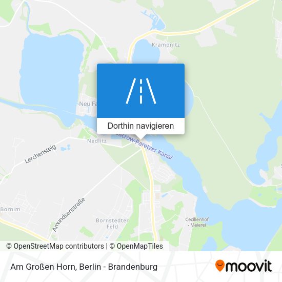 Am Großen Horn Karte