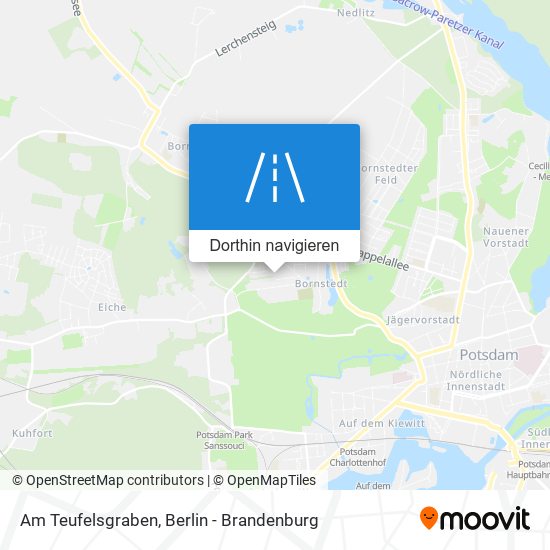 Am Teufelsgraben Karte