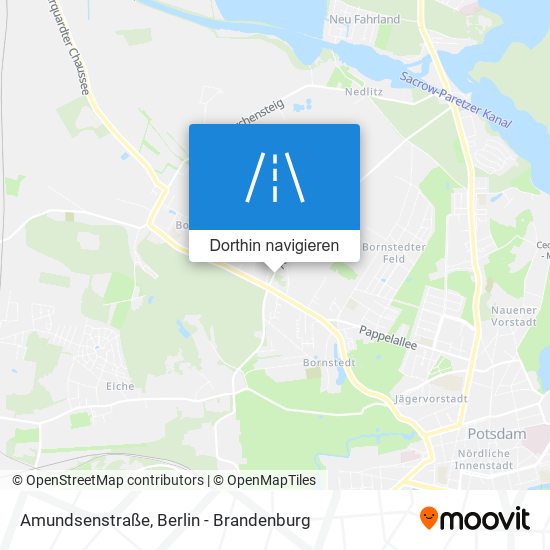 Amundsenstraße Karte