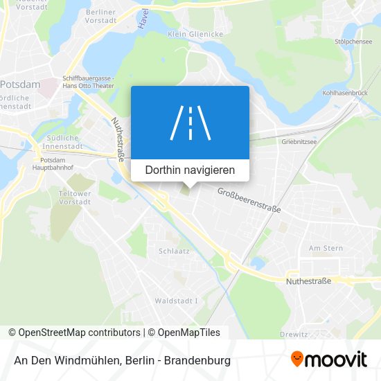 An Den Windmühlen Karte