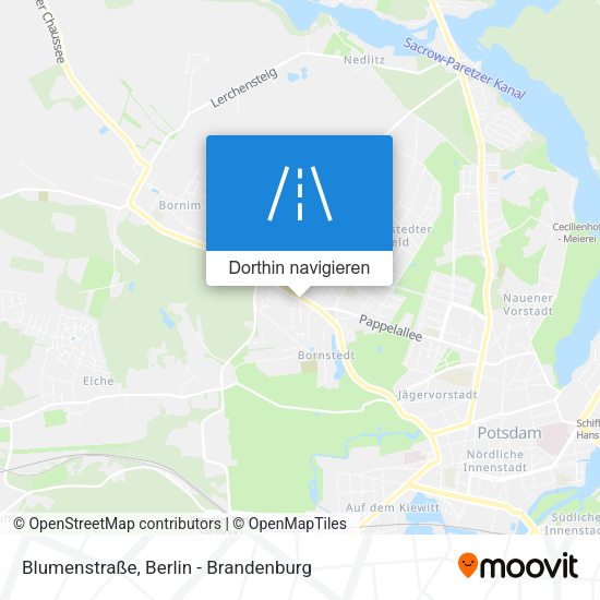 Blumenstraße Karte