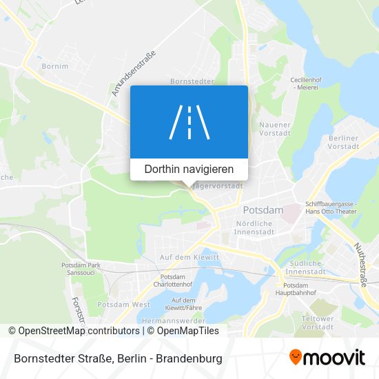 Bornstedter Straße Karte