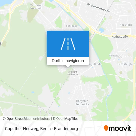 Caputher Heuweg Karte