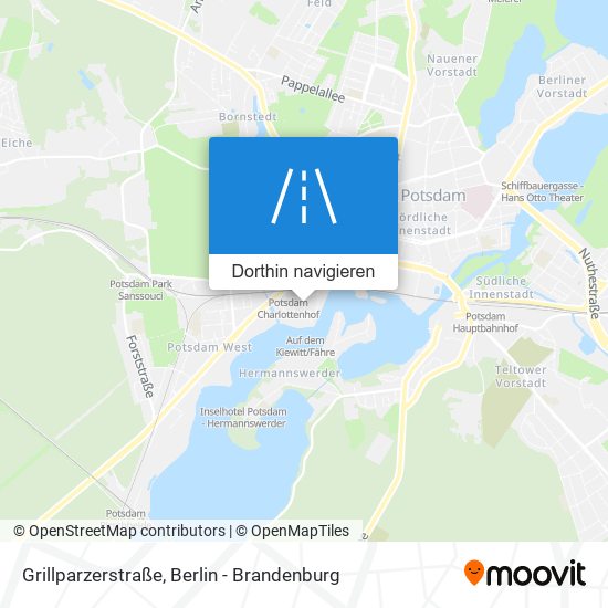 Grillparzerstraße Karte