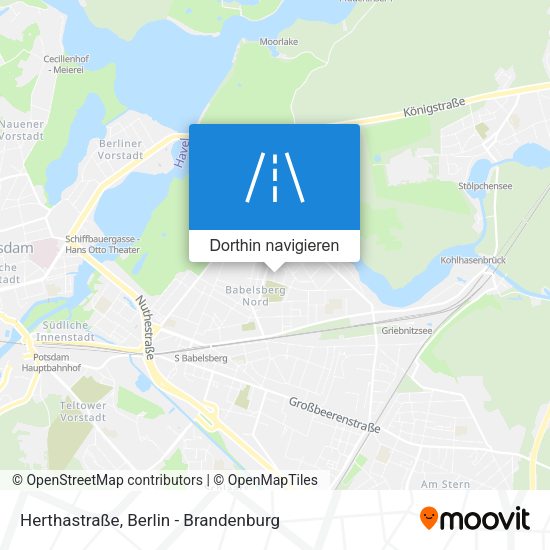 Herthastraße Karte