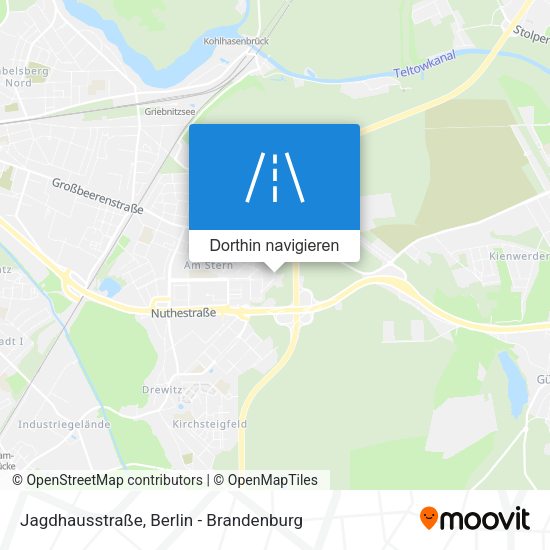 Jagdhausstraße Karte