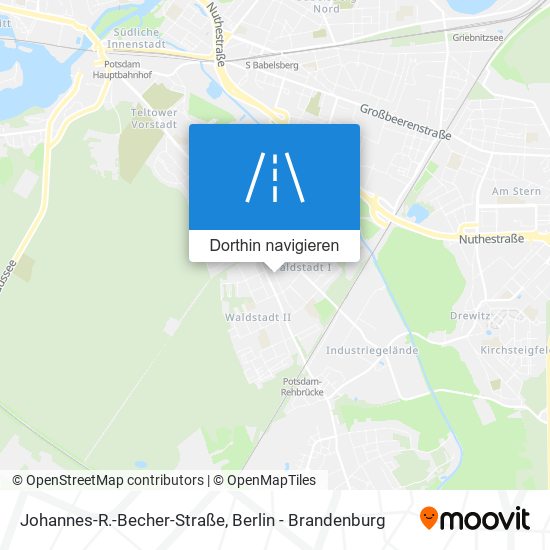 Johannes-R.-Becher-Straße Karte