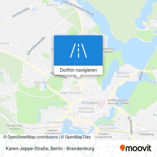 Karen-Jeppe-Straße Karte