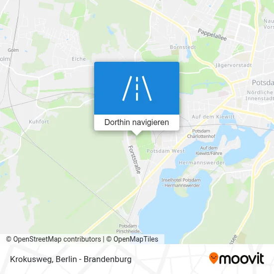 Krokusweg Karte