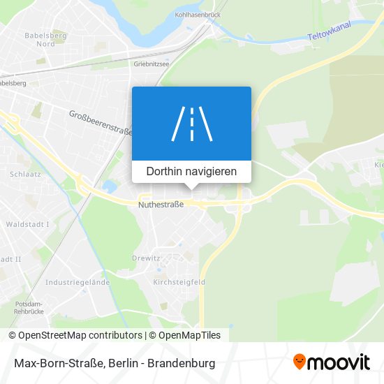 Max-Born-Straße Karte