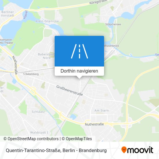 Quentin-Tarantino-Straße Karte