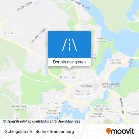 Schlegelstraße Karte