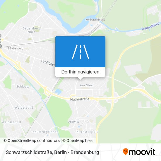 Schwarzschildstraße Karte