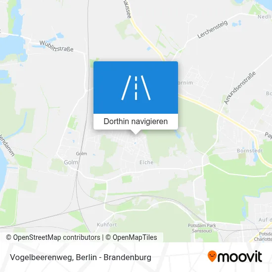 Vogelbeerenweg Karte