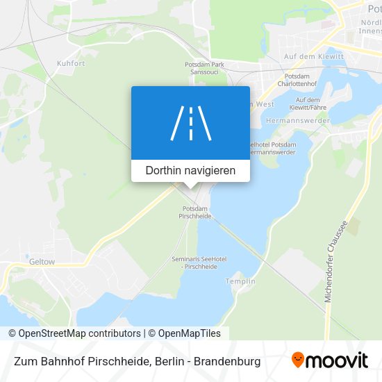 Zum Bahnhof Pirschheide Karte