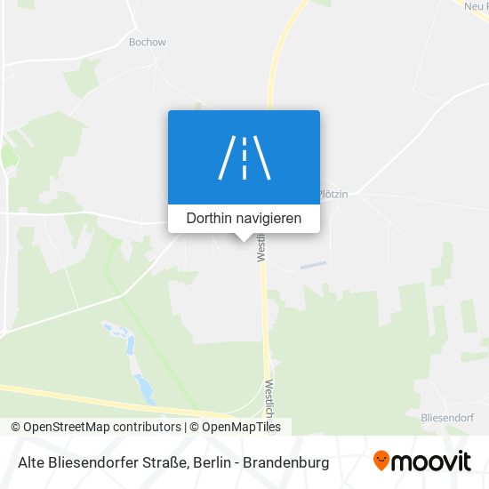 Alte Bliesendorfer Straße Karte