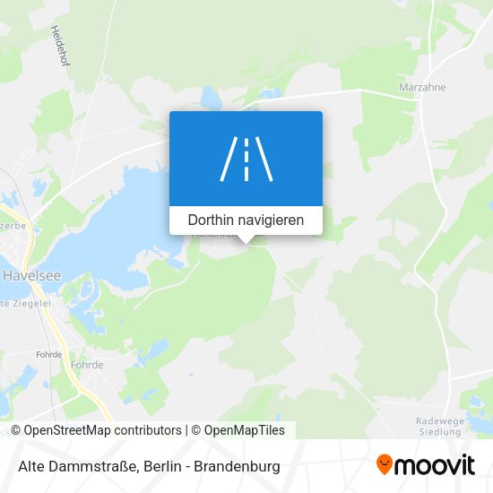 Alte Dammstraße Karte