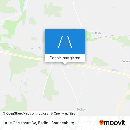 Alte Gartenstraße Karte