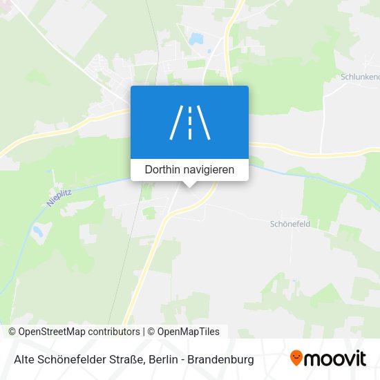 Alte Schönefelder Straße Karte