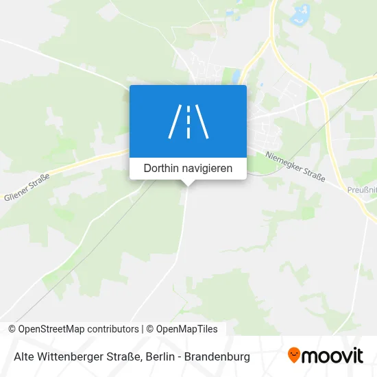 Alte Wittenberger Straße Karte