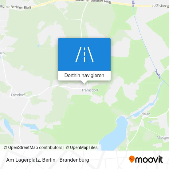 Am Lagerplatz Karte