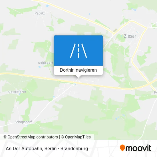 An Der Autobahn Karte