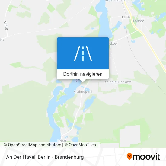 An Der Havel Karte