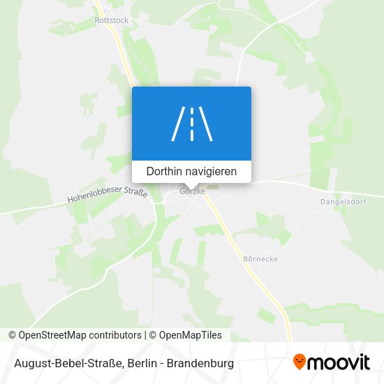 August-Bebel-Straße Karte