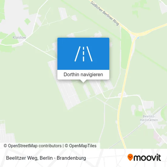 Beelitzer Weg Karte
