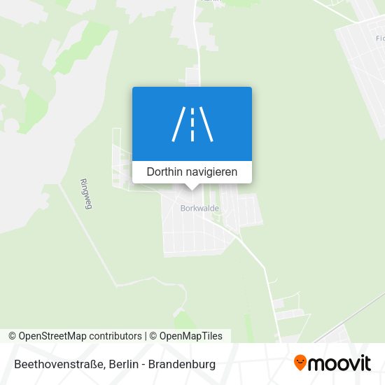 Beethovenstraße Karte