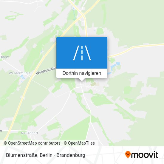 Blumenstraße Karte