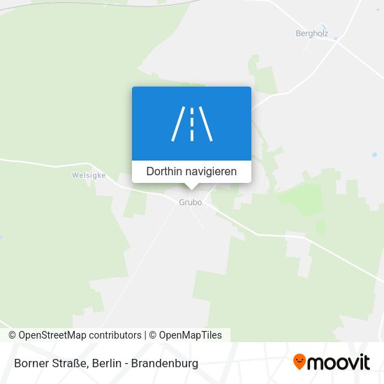 Borner Straße Karte