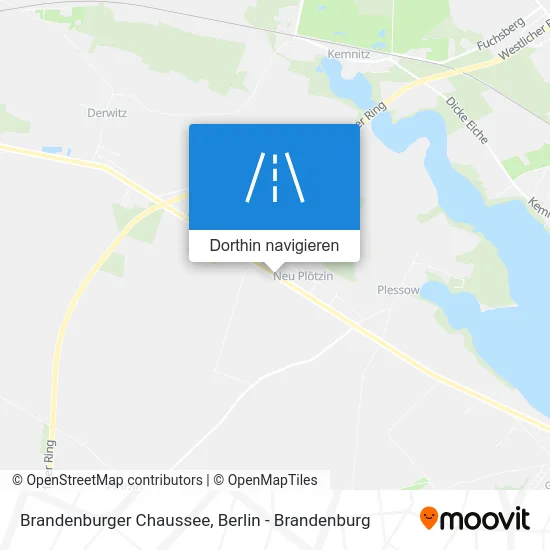 Brandenburger Chaussee Karte