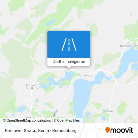 Brielower Straße Karte