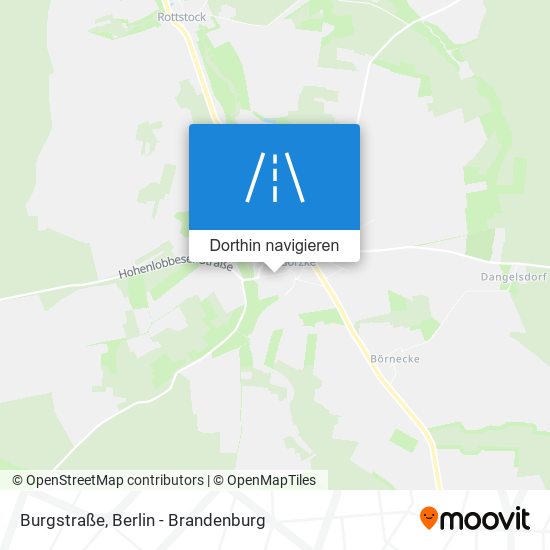 Burgstraße Karte
