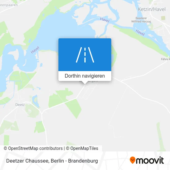 Deetzer Chaussee Karte