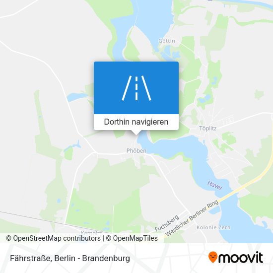 Fährstraße Karte