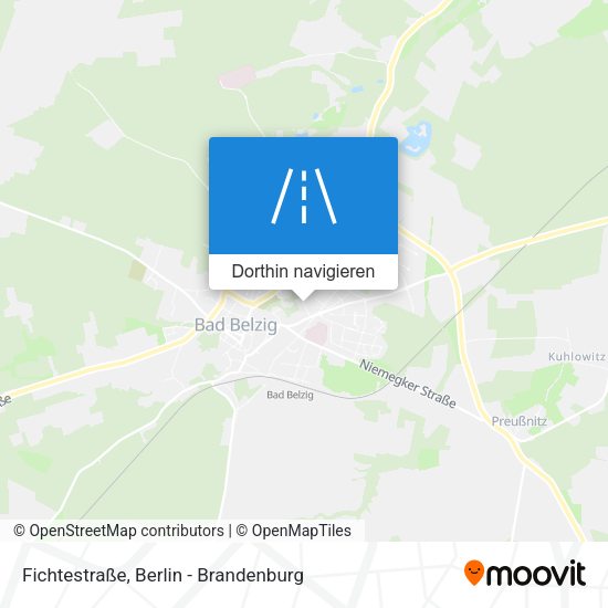 Fichtestraße Karte