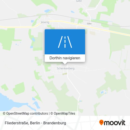 Fliederstraße Karte