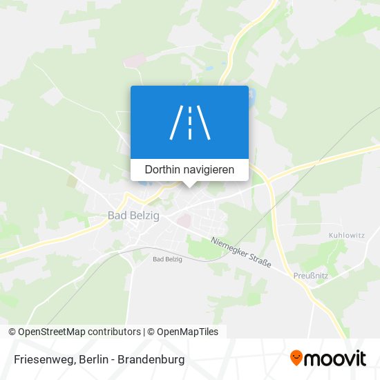 Friesenweg Karte