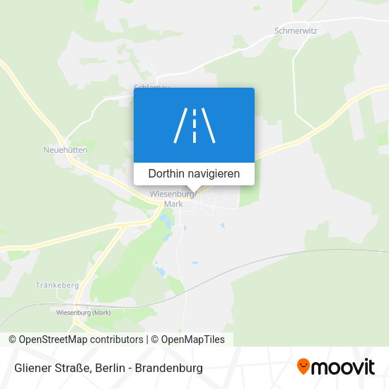 Gliener Straße Karte