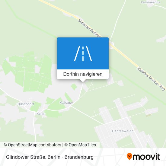 Glindower Straße Karte