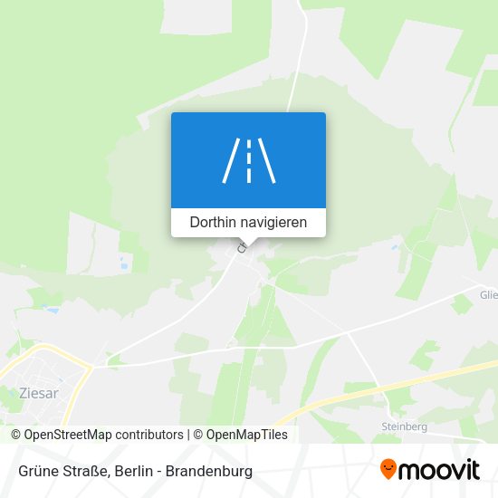 Grüne Straße Karte