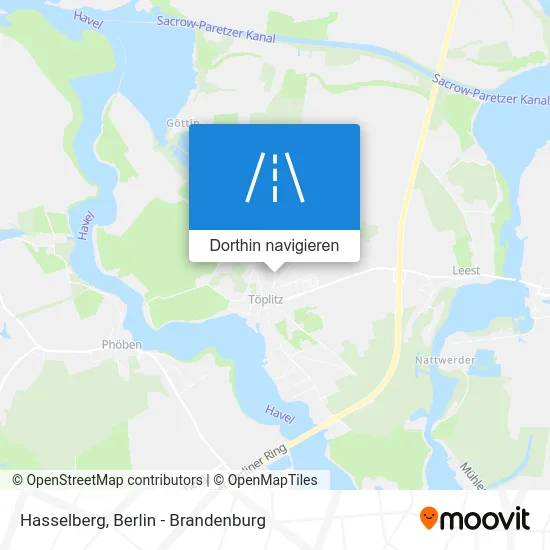 Hasselberg Karte