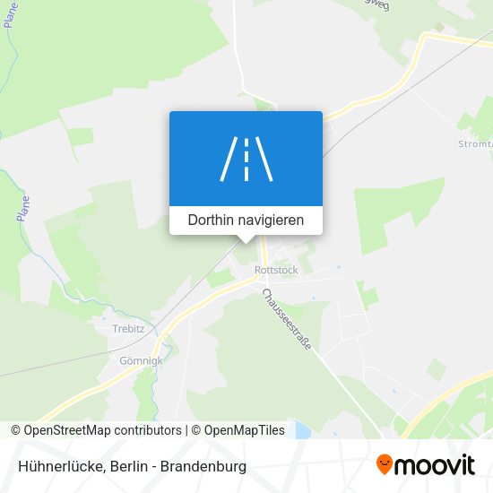 Hühnerlücke Karte