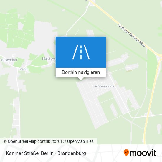 Kaniner Straße Karte