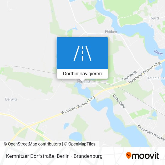 Kemnitzer Dorfstraße Karte