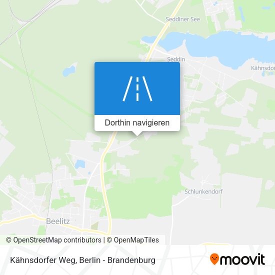 Kähnsdorfer Weg Karte